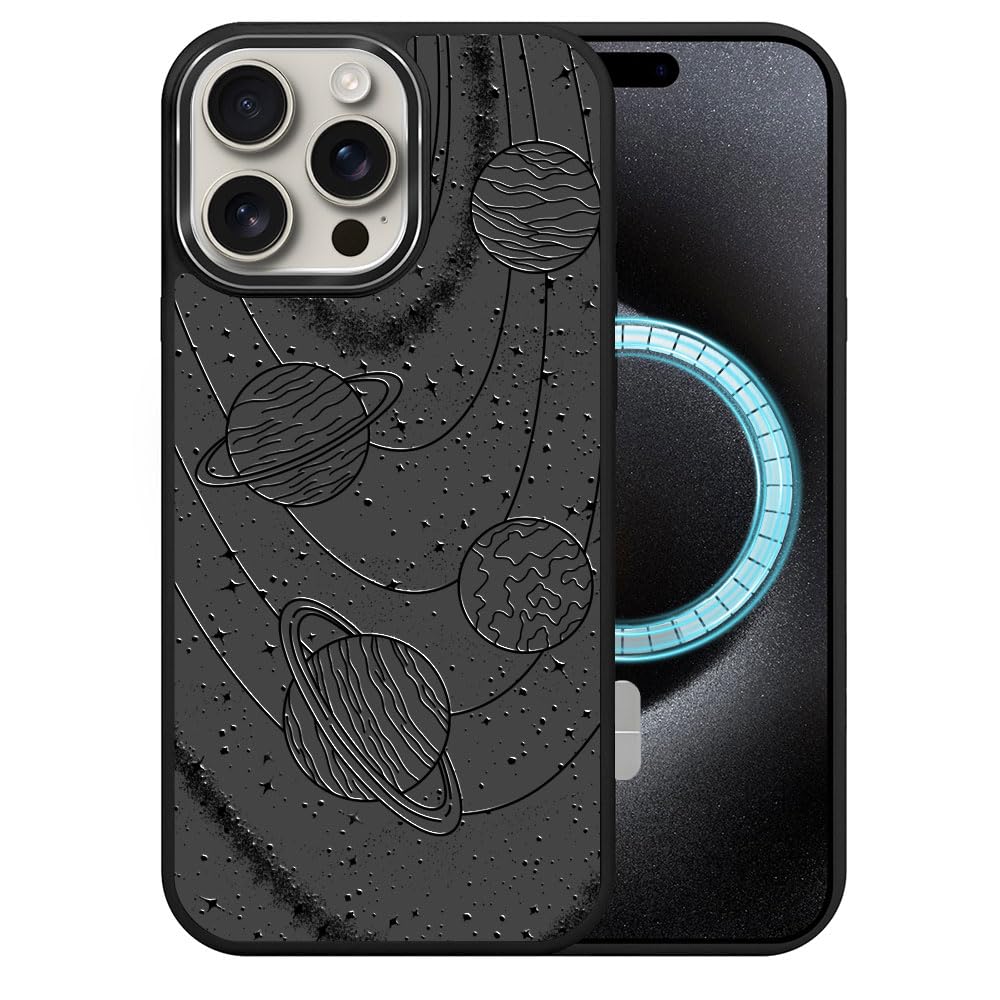 DAIZAG Case for iPhone 16, [Durable Shockproof Protective Magnetic Cover] [Compatible with MagSafe],Dragons Black
