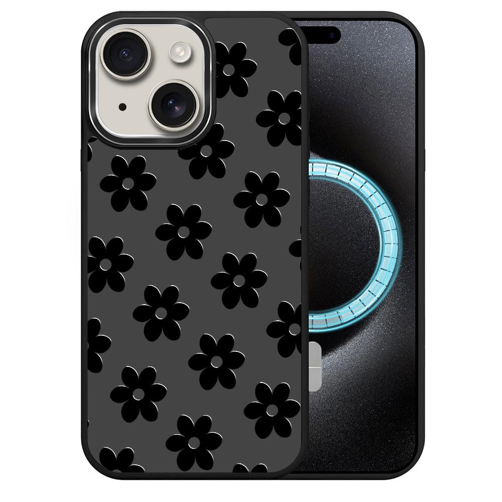DAIZAG Case for iPhone 16, [Durable Shockproof Protective Magnetic Cover] [Compatible with MagSafe],Dragons Black