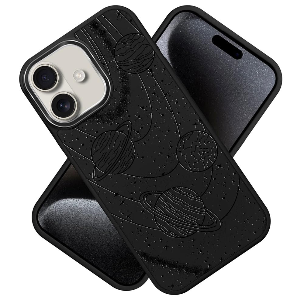 DAIZAG Case for iPhone 16, [Durable Shockproof Protective Magnetic Cover] [Compatible with MagSafe],Dragons Black