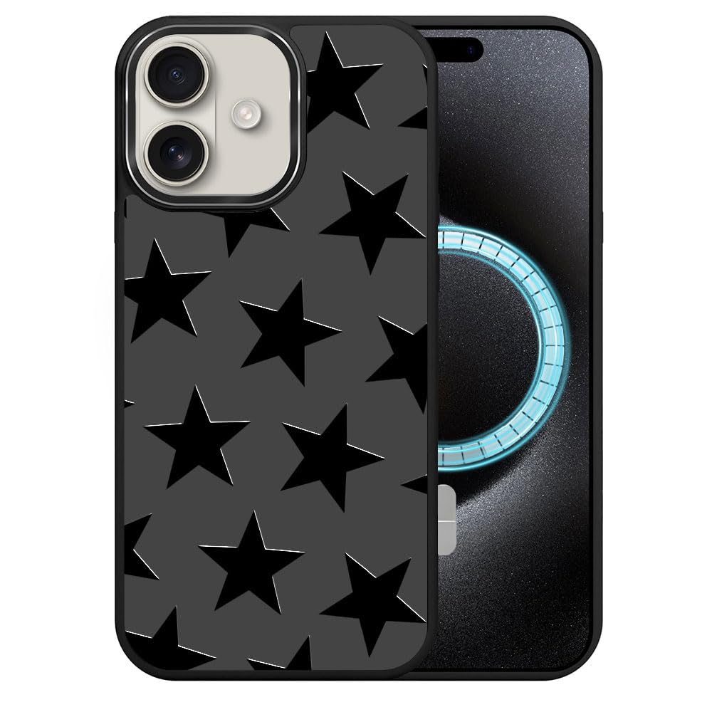 DAIZAG Case for iPhone 16, [Durable Shockproof Protective Magnetic Cover] [Compatible with MagSafe],Dragons Black