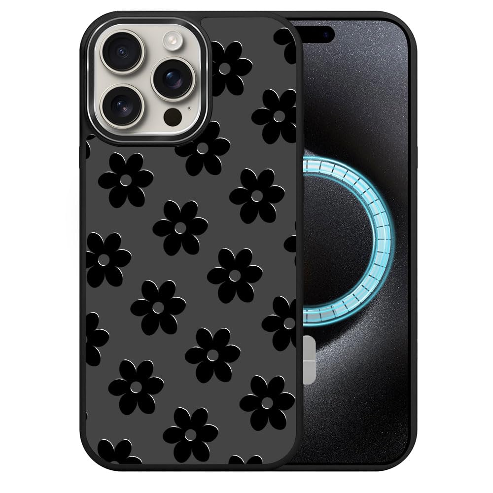 DAIZAG Case for iPhone 16, [Durable Shockproof Protective Magnetic Cover] [Compatible with MagSafe],Dragons Black