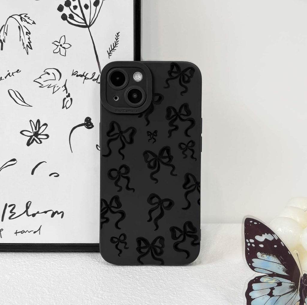 Lovmooful Compatible for iPhone 13 Case Cute Cool Star Black Design for Girls Women Soft TPU Shockproof Protective Girly for iPhone 13-Black Star