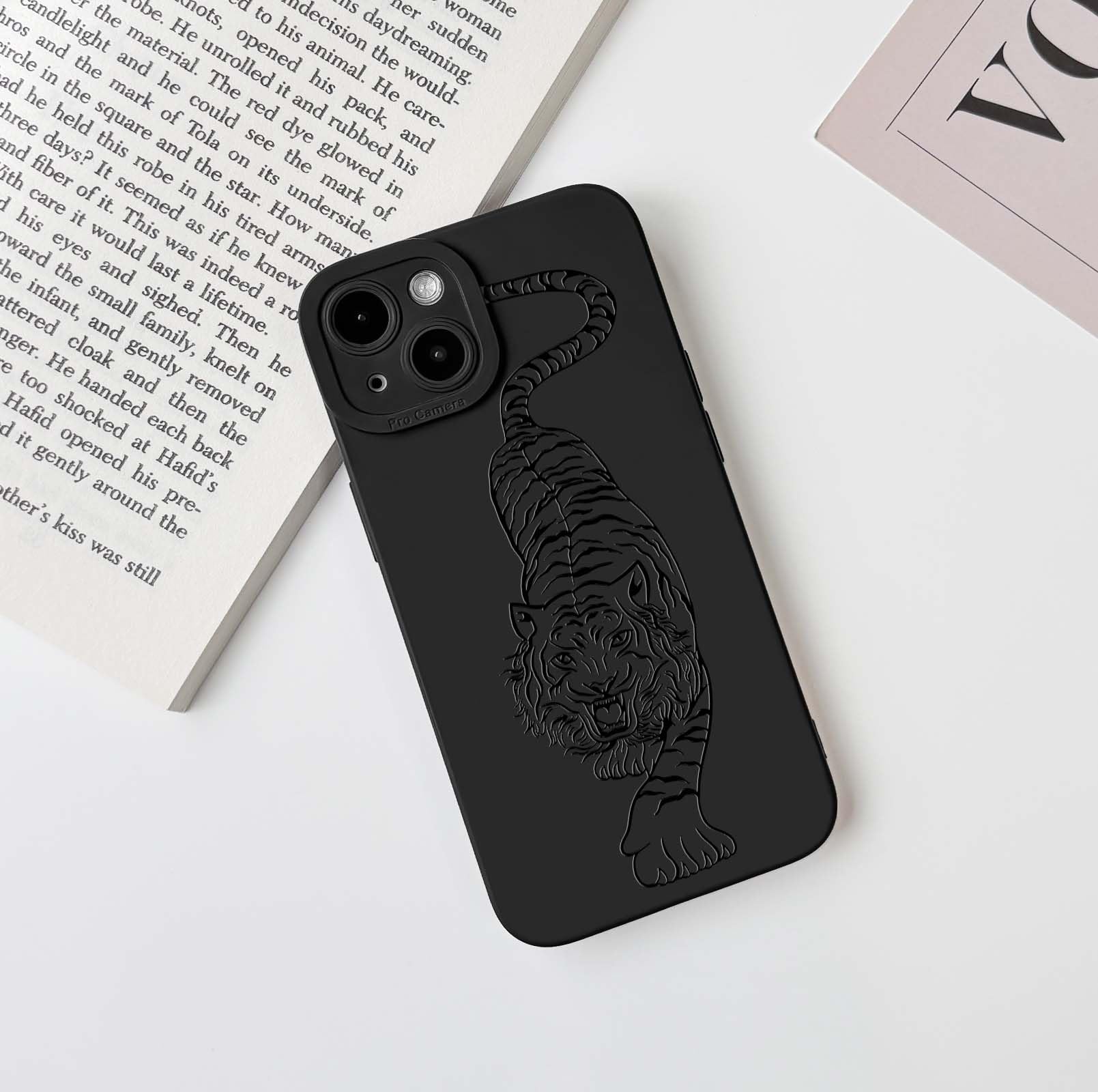 Lovmooful Compatible for iPhone 13 Case Cute Cool Star Black Design for Girls Women Soft TPU Shockproof Protective Girly for iPhone 13-Black Star