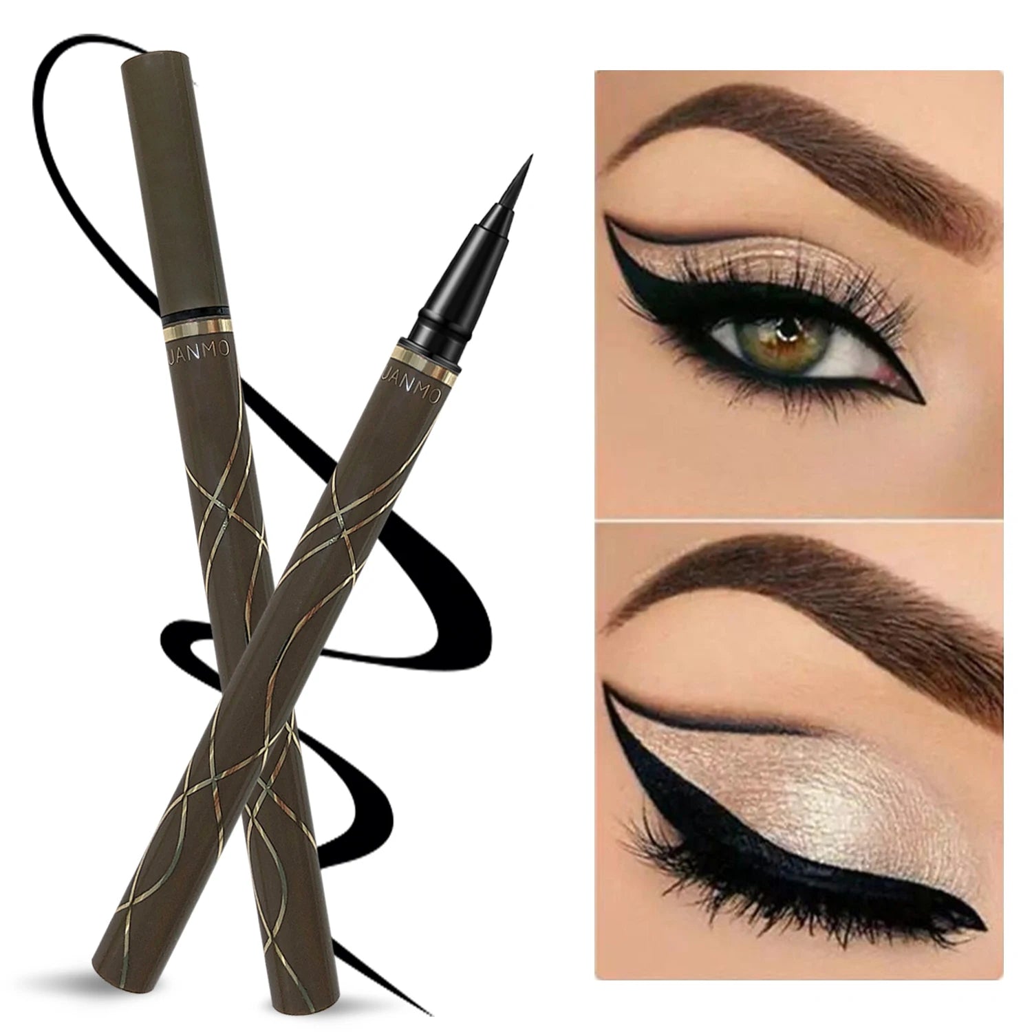 Slim Eyeliner Is Waterproof Sweat-Proof Long-Lasting And Non-Smudged Newbie Brown Eyeliner Liquid Pen