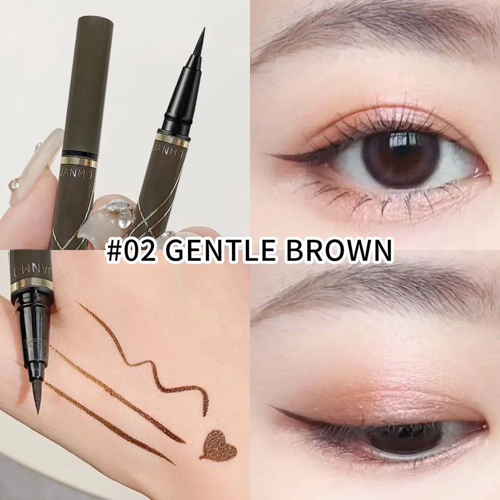 Slim Eyeliner Is Waterproof Sweat-Proof Long-Lasting And Non-Smudged Newbie Brown Eyeliner Liquid Pen