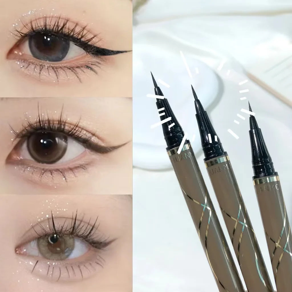 Slim Eyeliner Is Waterproof Sweat-Proof Long-Lasting And Non-Smudged Newbie Brown Eyeliner Liquid Pen