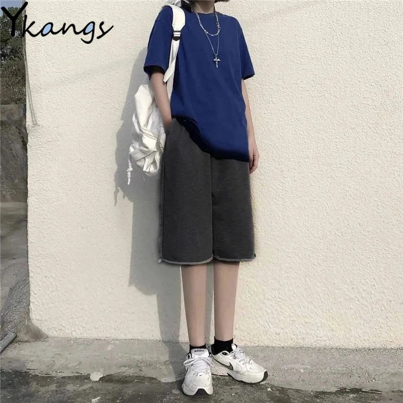 American Style Gothic Denim Skirts Women Streetwear Y2k High Waisted Vintage A- Line Middle Long Dress Trendy Fashionable Skirts