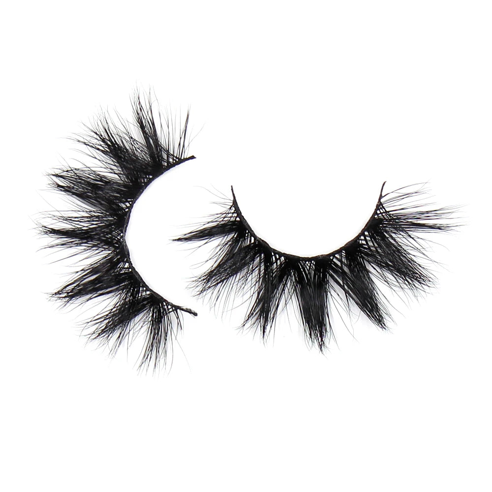 FOXESJI Makeup Eyelashes 3D Mink Eye Lashes Fluffy Soft Wispy Natural Lashes Extension Reusable Fake Lashes Mink False Eyelashes