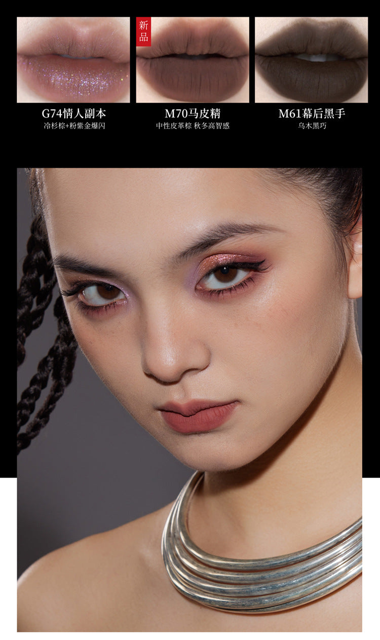Girlcult Lip Cream Mud Thin Matte Soft Mist Velvet Liquid Lipstick Longlasting Transfer Proof 3.8g Makeup Cosmetics