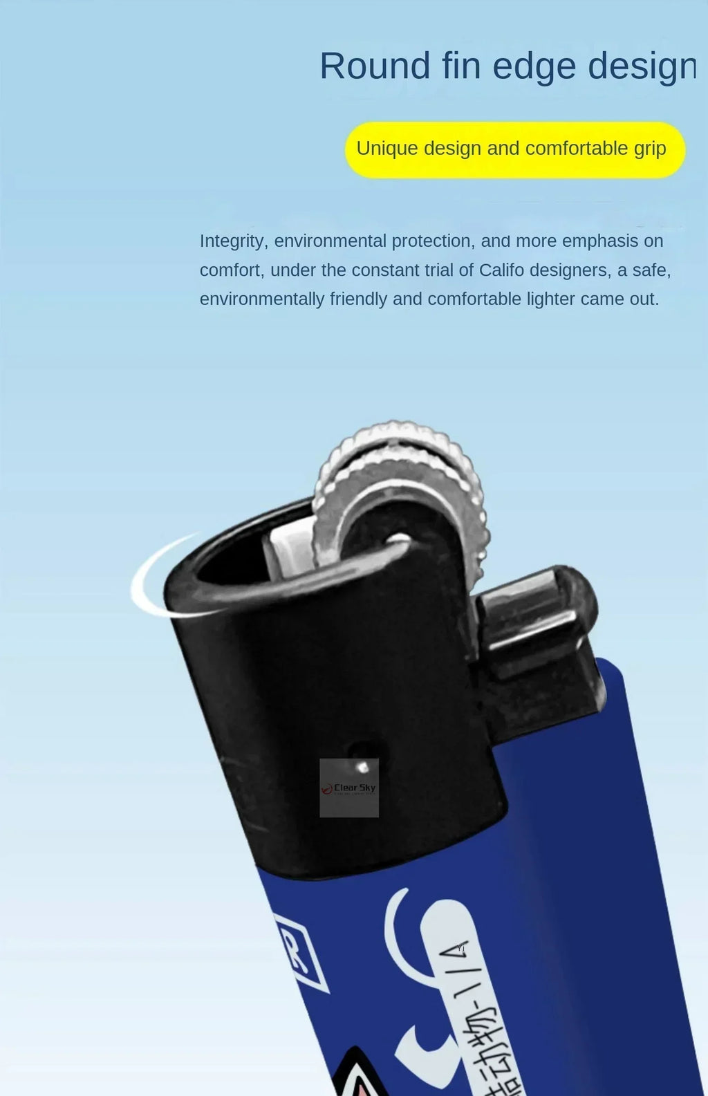 Clipper Open Flame Lighter with Grinding Wheel Small Inflatable Personalized Pattern Men's Smoking Gift