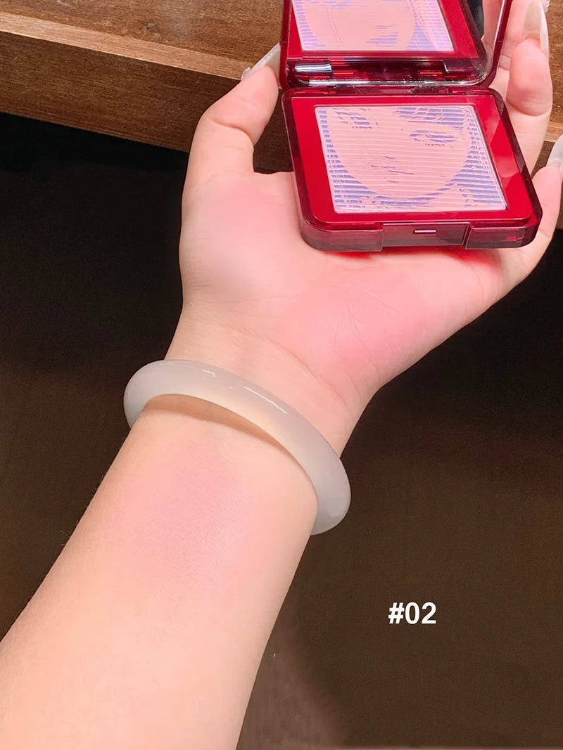 Little Ondine Cream Blusher Floating Shadow Powder Blush Brightens Nature Long-Lasting Blush Makeup Palette De Blushes Palette