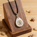 1pc Natural Gemstone Tree of Life Water Drop Pendant Necklace Spiritual Jewelry Birthday and Holiday Gift Jewelry