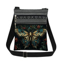 Bohemian-style Moth Unisex Crossbody Bag Adjustable Strap Men's Crossbody Bag Women's Outdoor Shoulder Bag