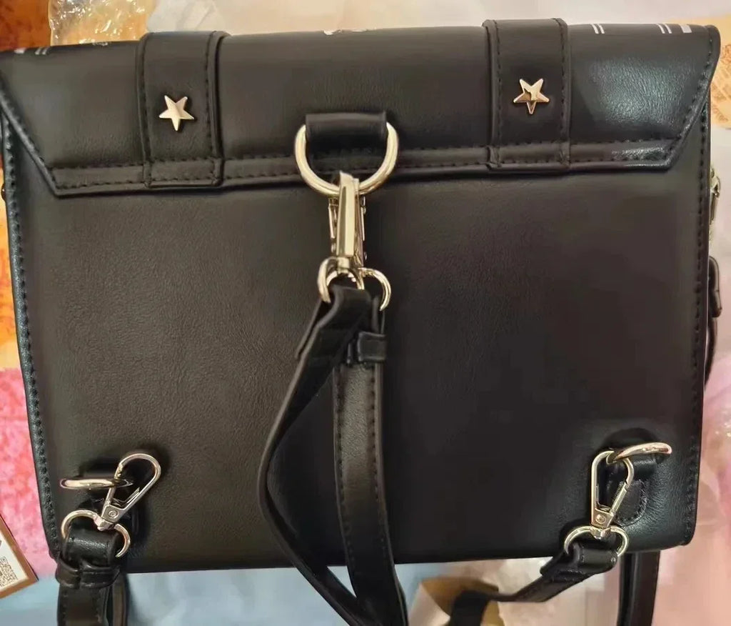 Lolita Y2K Star Moon Magic Book Shoulder Ita Bag Women's Girls Gothic Vintage Mini Backpacks Fashion Cute Crossbody Handbags
