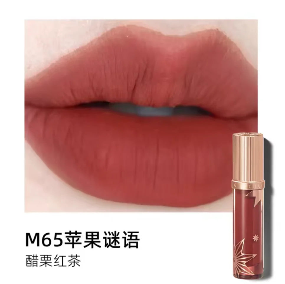Girlcult Lip Cream Mud Thin Matte Soft Mist Velvet Liquid Lipstick Longlasting Transfer Proof 3.8g Makeup Cosmetics