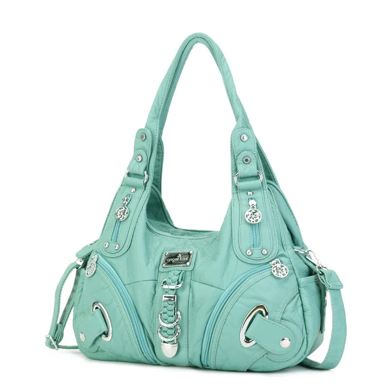 Angelkiss Frauen Handtaschen Mode Schulter Tasche Große Tote Top-griff Shopping-Pack Multifunktionale Satchel Dame Geldbeutel