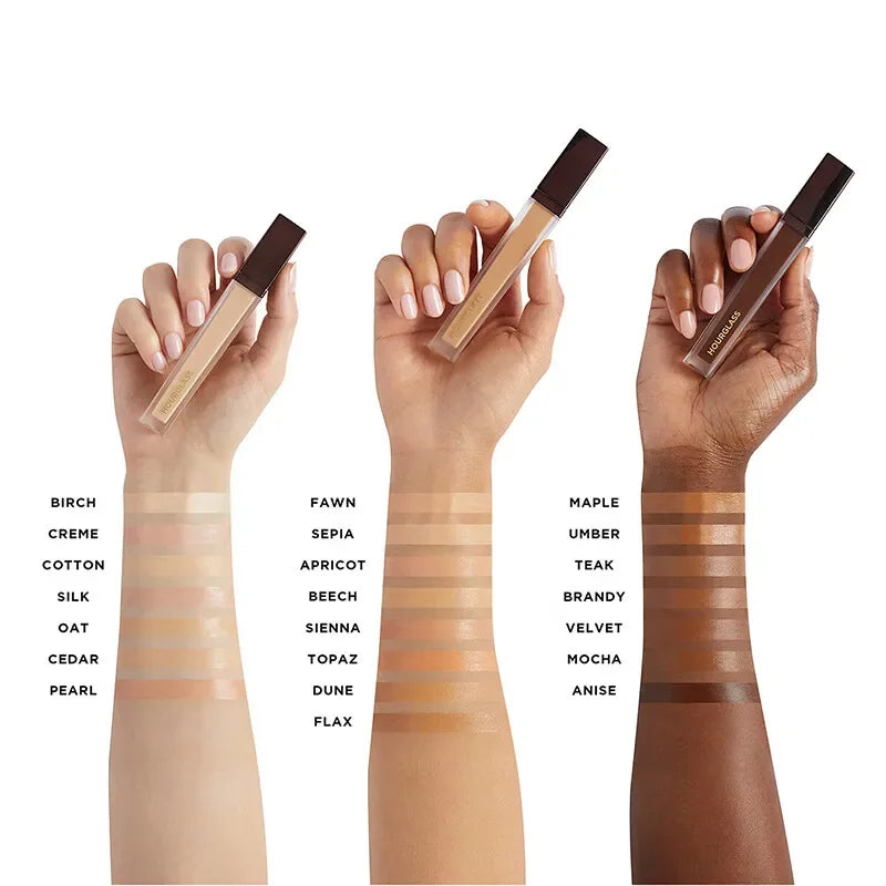 Hourglass Multicolour Liquid Facial Concealer Spots Black Circle Eye Lacrimal Groove High Coverage Lasting Oil Control Makeup