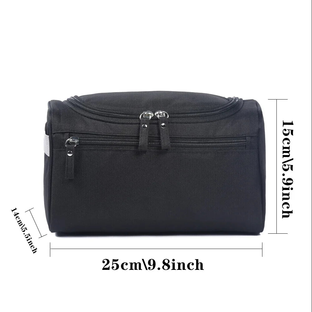 2023 MakeUp Wash Pouch Women's Travel Toiletries Bag Hook Up Cosmetic Bags Men Zipper Handbag Make Up Case Skull Print Organizer