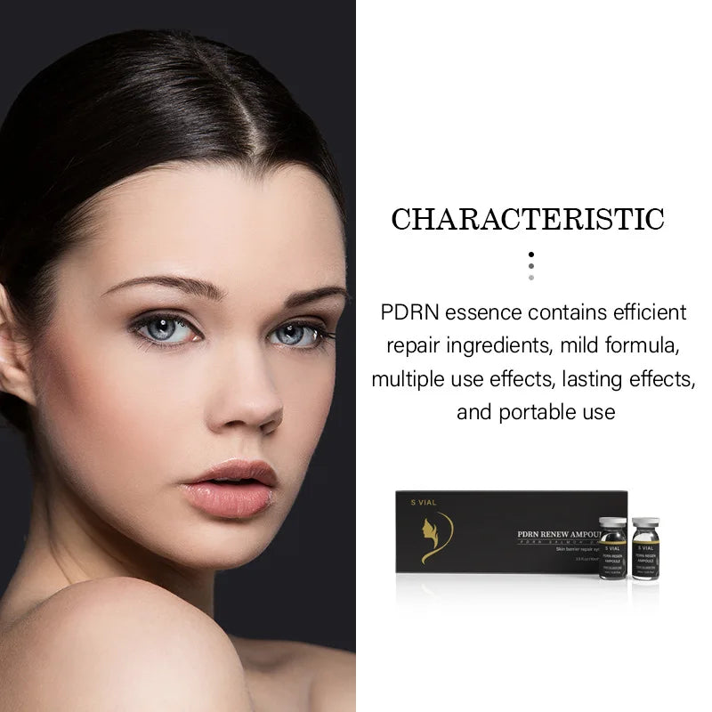 10ML﻿ Best  PDRN Salmon DNA+ 1% HA Serum For Plumping Firming & Glass Skin PDRN Peptides Age-Defying HA Serum Korean Skin Care