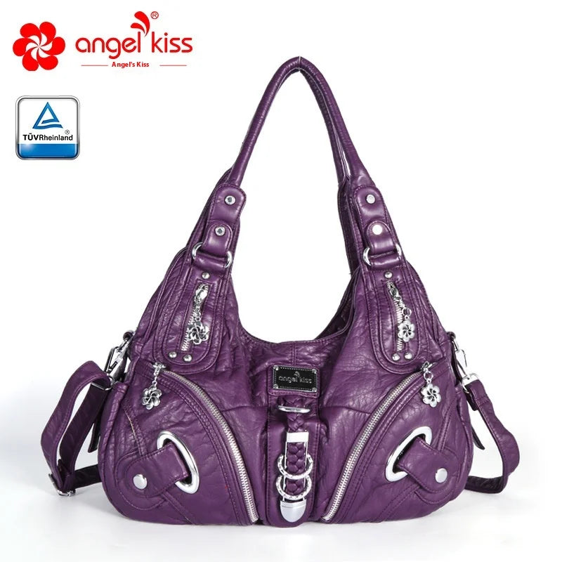 Angelkiss Frauen Handtaschen Mode Schulter Tasche Große Tote Top-griff Shopping-Pack Multifunktionale Satchel Dame Geldbeutel