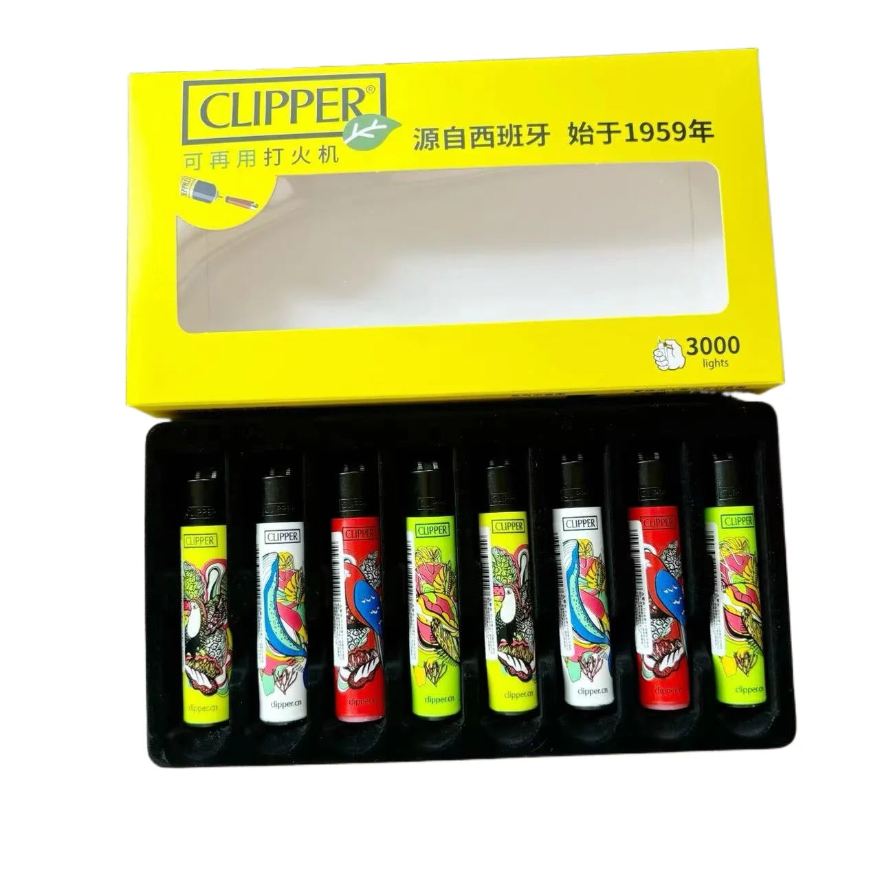 Clipper Open Flame Lighter with Grinding Wheel Small Inflatable Personalized Pattern Men's Smoking Gift