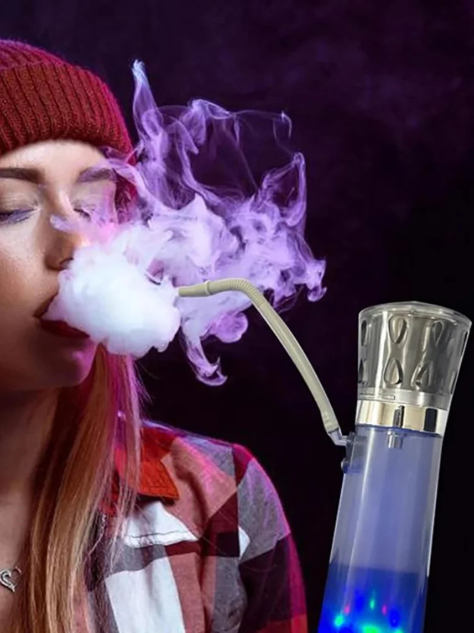 LED Arabic Cup Portable Shisha Hookah Fashionable Removable  Holder Handheld Car Hookah Household  In The Car