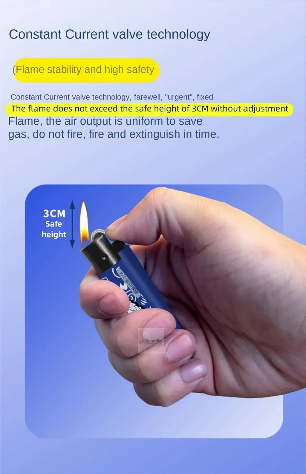 Clipper Open Flame Lighter with Grinding Wheel Small Inflatable Personalized Pattern Men's Smoking Gift