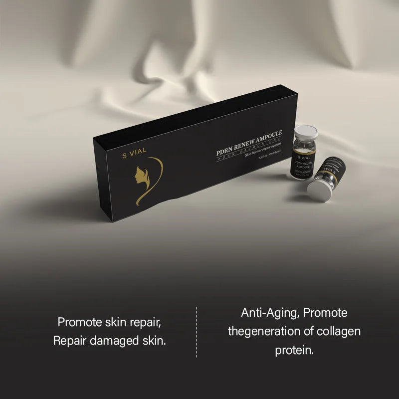 10ML﻿ Best  PDRN Salmon DNA+ 1% HA Serum For Plumping Firming & Glass Skin PDRN Peptides Age-Defying HA Serum Korean Skin Care