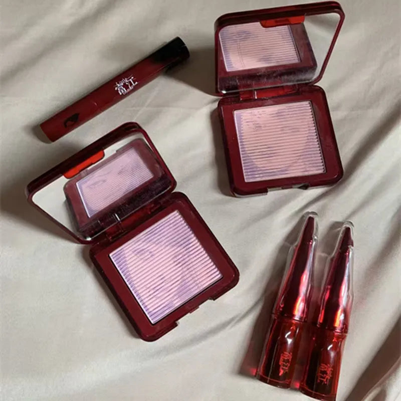 Little Ondine Cream Blusher Floating Shadow Powder Blush Brightens Nature Long-Lasting Blush Makeup Palette De Blushes Palette