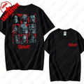 Vintage S-Slipknots Prepare for Hell Tour Black Cotton Tshirt Heavy Metal Rock Band Men Women  Hip Hop Aesthetic Graphic Tshirts