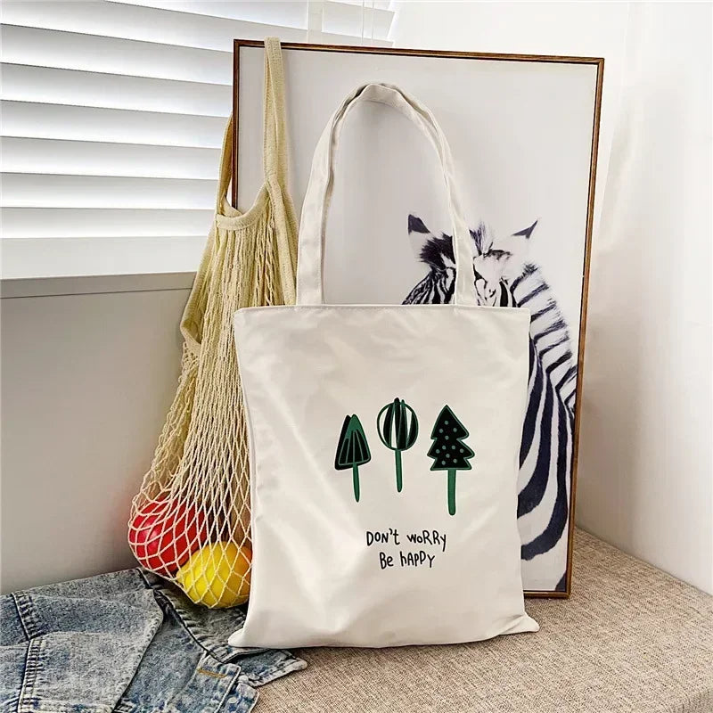 Kindness Butterfly Yin Yang Print Black Canvas Tote Bag, Women Shoulder Bag, Boho Mystical Handbag for Spiritual Vibes