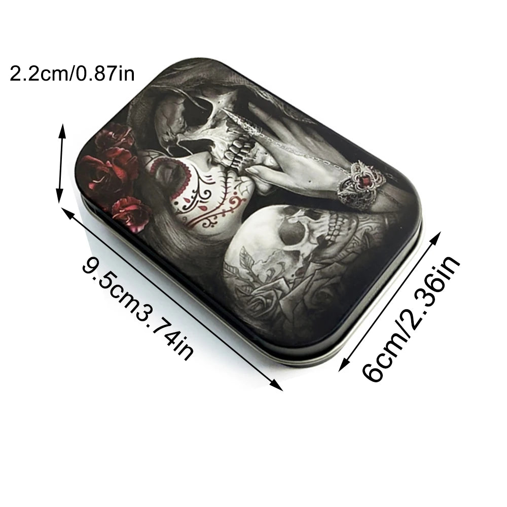 18*14cm Metal Rolling Storage Tray with  TinPlate Storage Box Tobacco Cigarettes Cases Holder Smoking Accessories