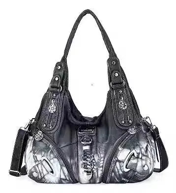 Angel kiss Women Handhag Large Fashion Shoulder bags Vintage Shoulder Bags Female Top-handle Tote Bag Large Purse