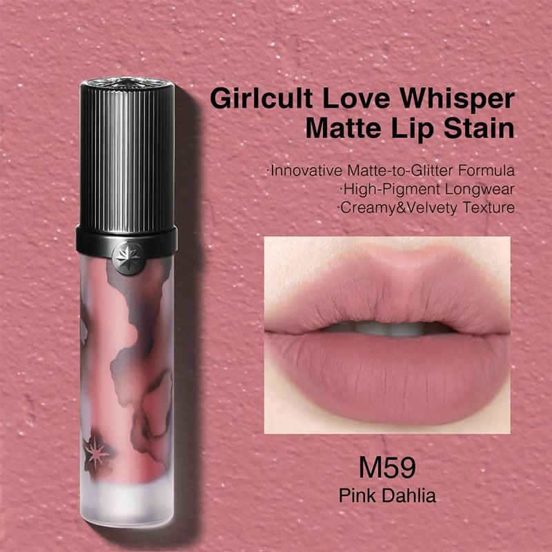 Girlcult Lip Cream Mud Thin Matte Soft Mist Velvet Liquid Lipstick Longlasting Transfer Proof 3.8g Makeup Cosmetics