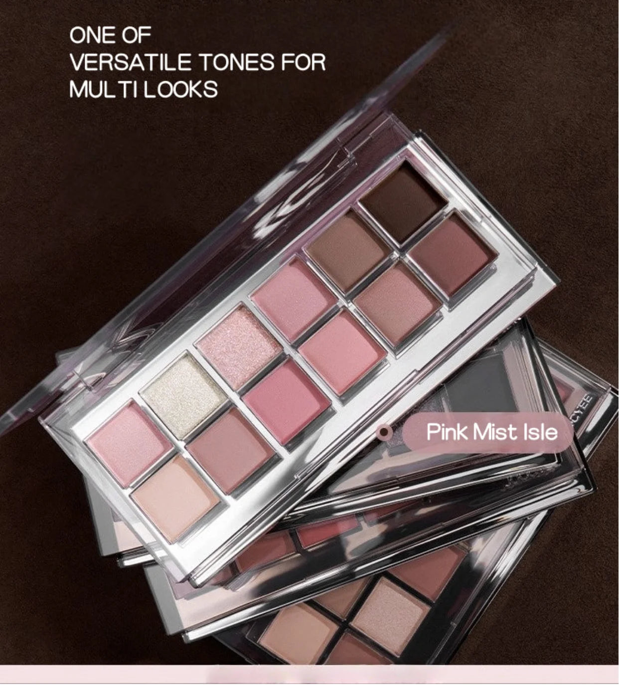 JOOCYEE 12 Shades Eyeshadow Palette Long-lasting Pearlized Gel Smooth High color Soft Matte Texture Eye Makeup Cosmetics
