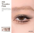 JOOCYEE 12 Shades Eyeshadow Palette Long-lasting Pearlized Gel Smooth High color Soft Matte Texture Eye Makeup Cosmetics