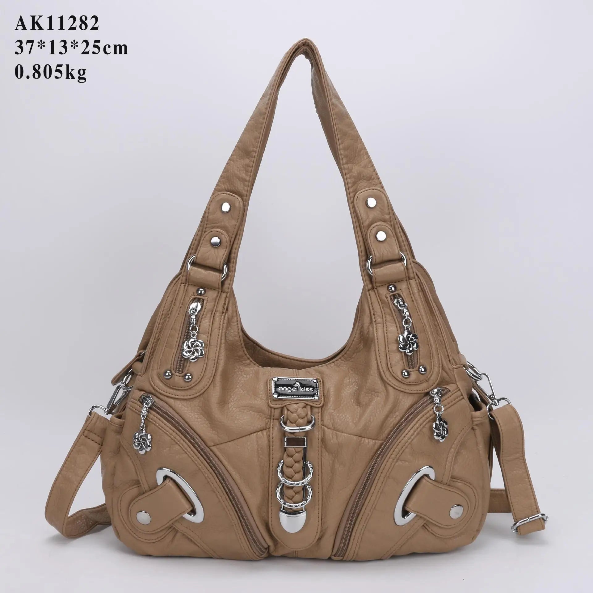 Angelkiss Frauen Handtaschen Mode Schulter Tasche Große Tote Top-griff Shopping-Pack Multifunktionale Satchel Dame Geldbeutel