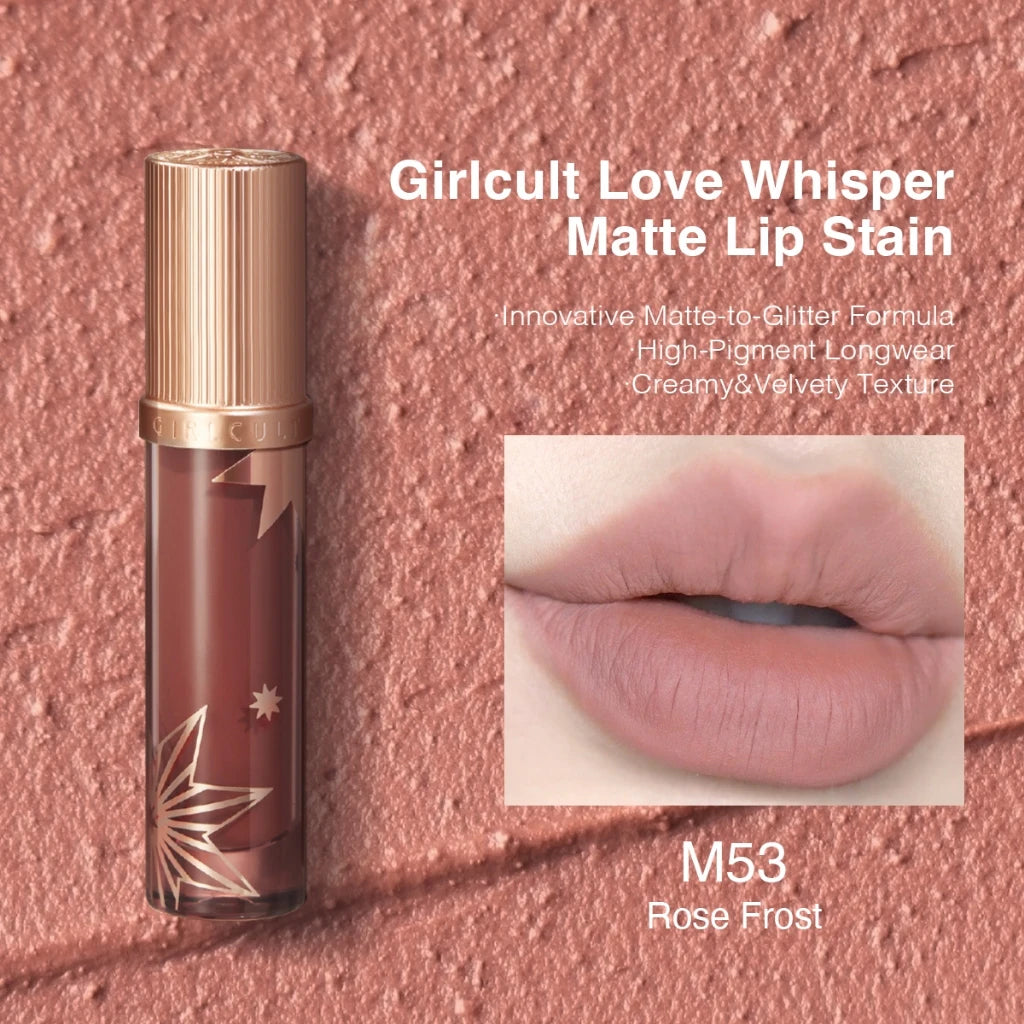 Girlcult Lip Cream Mud Thin Matte Soft Mist Velvet Liquid Lipstick Longlasting Transfer Proof 3.8g Makeup Cosmetics