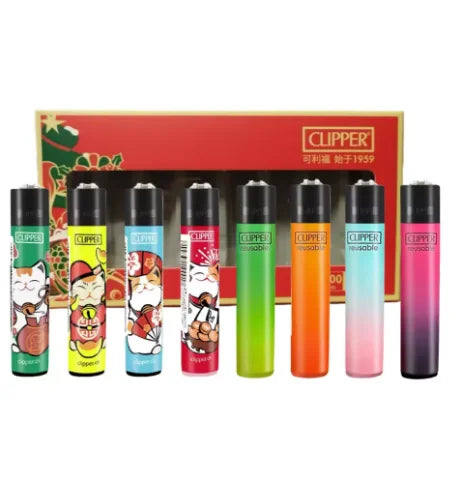 Clipper Open Flame Lighter with Grinding Wheel Small Inflatable Personalized Pattern Men's Smoking Gift