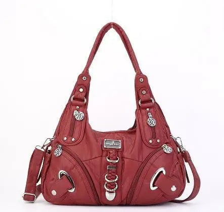 Angelkiss Frauen Handtaschen Mode Schulter Tasche Große Tote Top-griff Shopping-Pack Multifunktionale Satchel Dame Geldbeutel