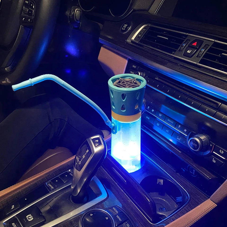 LED Arabic Cup Portable Shisha Hookah Fashionable Removable  Holder Handheld Car Hookah Household  In The Car
