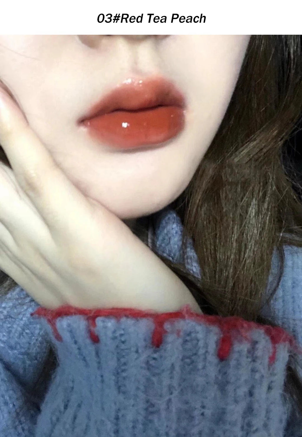 Water Light Lip Gloss Purple Mulberry Mirror Glass Lip Glaze Moisturizing Plump Lip Non Stick Cup Waterproof Long Lasting Makeup