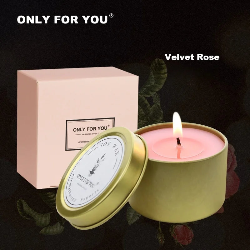 Romantic Transparent Scented Fragrance Candle Light Gift Scented Aromatic Candles Guest Gift Candles Wedding Candles Candle Jar