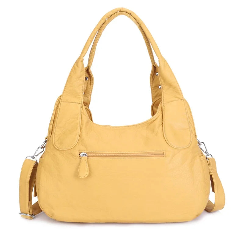 Angelkiss Frauen Handtaschen Mode Schulter Tasche Große Tote Top-griff Shopping-Pack Multifunktionale Satchel Dame Geldbeutel