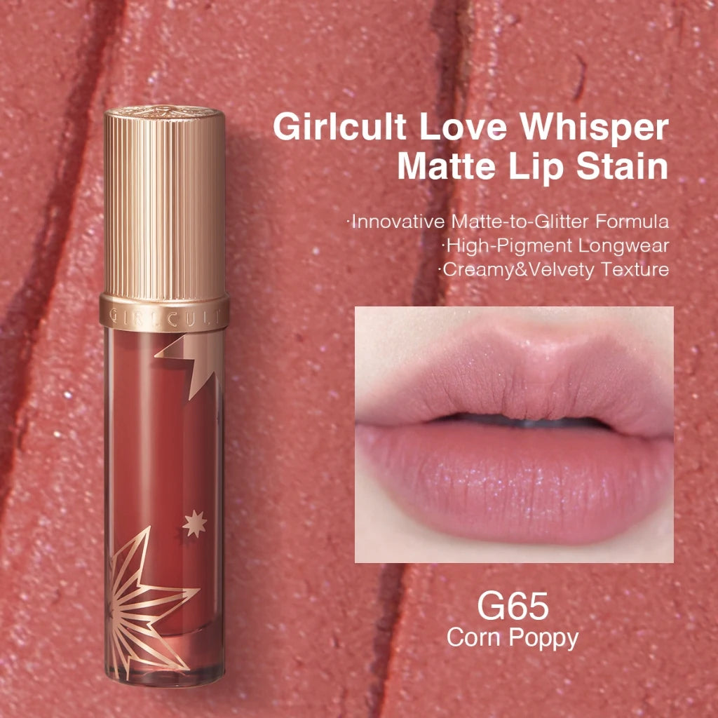 Girlcult Lip Cream Mud Thin Matte Soft Mist Velvet Liquid Lipstick Longlasting Transfer Proof 3.8g Makeup Cosmetics