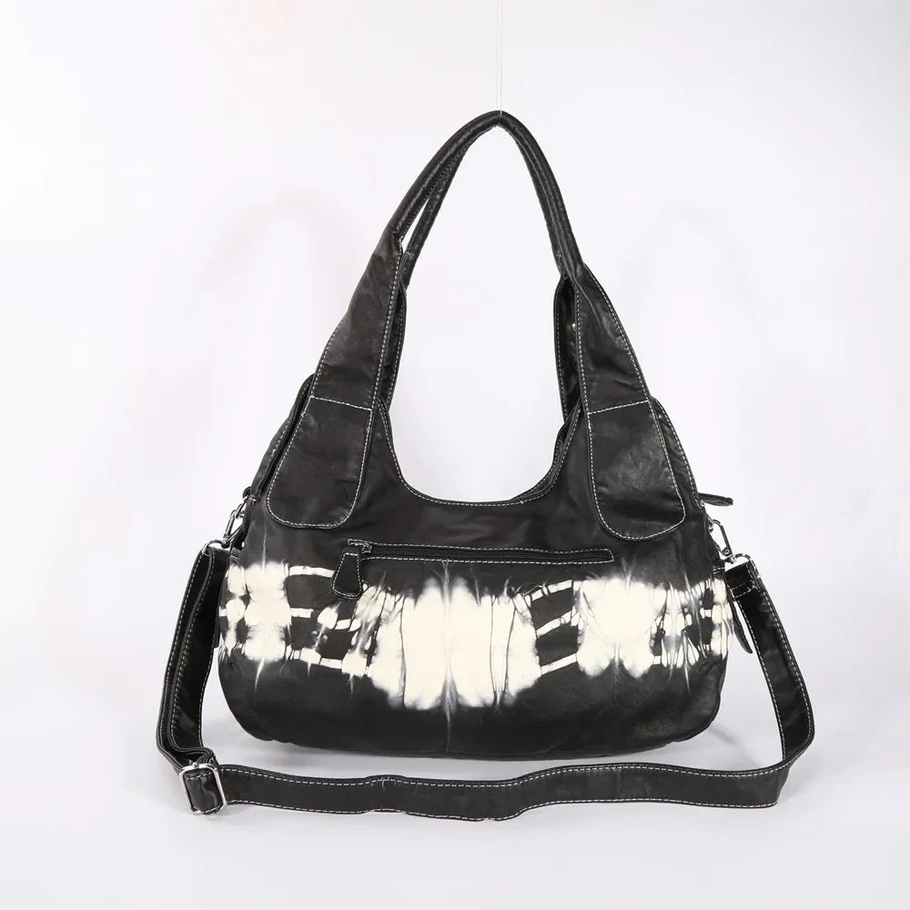 Angel kiss Women Handhag Large Fashion Shoulder bags Vintage Shoulder Bags Female Top-handle Tote Bag Large Purse