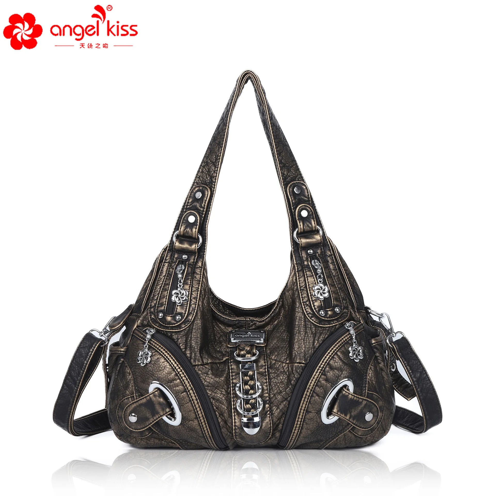 Angelkiss Frauen Handtaschen Mode Schulter Tasche Große Tote Top-griff Shopping-Pack Multifunktionale Satchel Dame Geldbeutel
