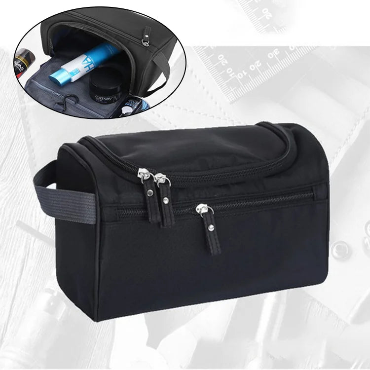 2023 MakeUp Wash Pouch Women's Travel Toiletries Bag Hook Up Cosmetic Bags Men Zipper Handbag Make Up Case Skull Print Organizer