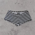 Color blocked fashionable summer shorts Y2K sexy slim fit versatile low waist Gothic hip-hop street men's and women's suit emo