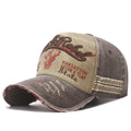 Four Seasons  Baseball Cap Casual Wash Embroidered Cap Curved Brim Bowler Sun Hat Vintage distressed
